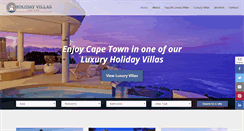 Desktop Screenshot of holidayvillascapetown.com